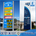 petrol station equipment standard bulletin board sizes outdoor advertising led display screen prices